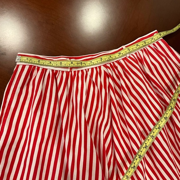 1980’s vintage striped skirt with pockets 100% cotton brand new size 2/4 - Picture 6 of 7